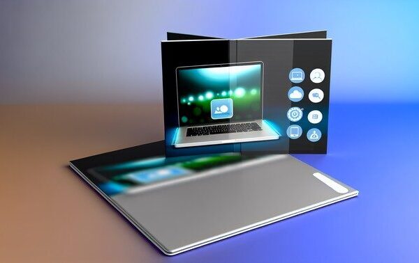 alt_text: A sleek eBook cover for "How to Use ChatGPT" showcases a laptop, tech icons, and a gradient background.
